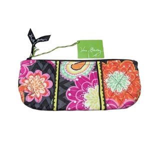 NWT New Vera Bradley Brush & Pencil Case Pouch Zipper bag Ziggy Zania